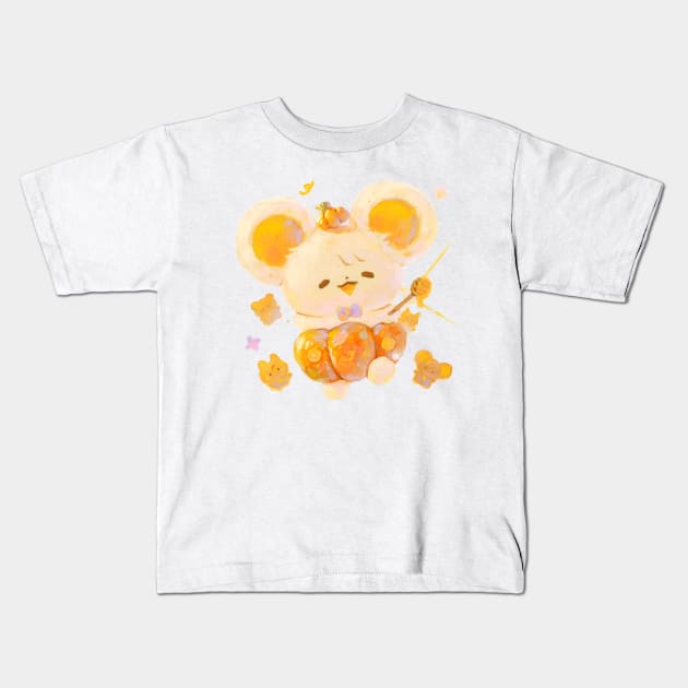 Happy Mouse Kids T-Shirt by happyyu